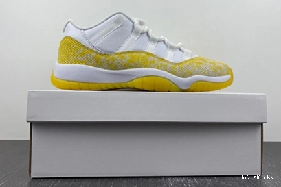 Jordan Air 678 AH7860-107 EasyMatch “Yellow 11 Low Snakeskin” 0926